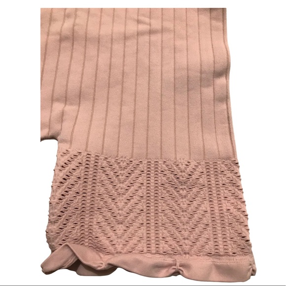 Intimately Free People Pink Ruffle Shorts, Boho High Waisted Ribbed Size XS/S - Picture 3 of 7